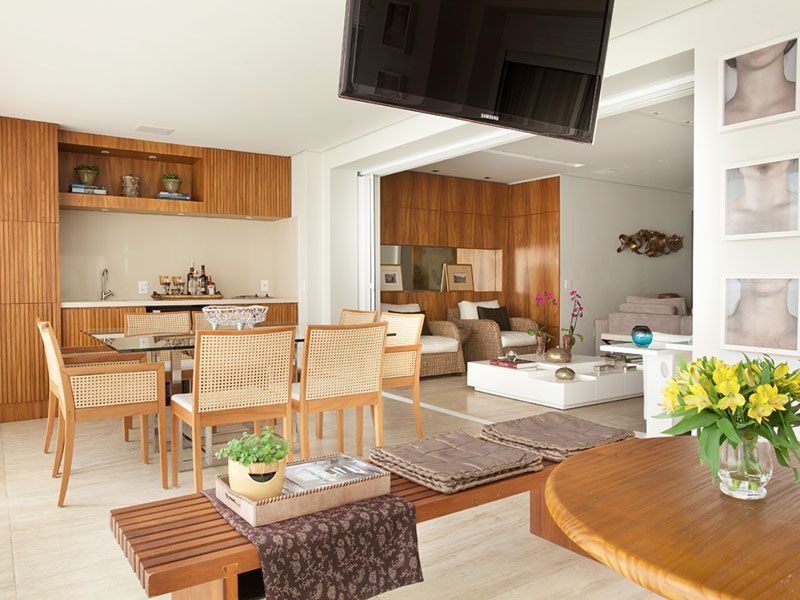 Decoração de Apartamento com Área Gourmet em Moema