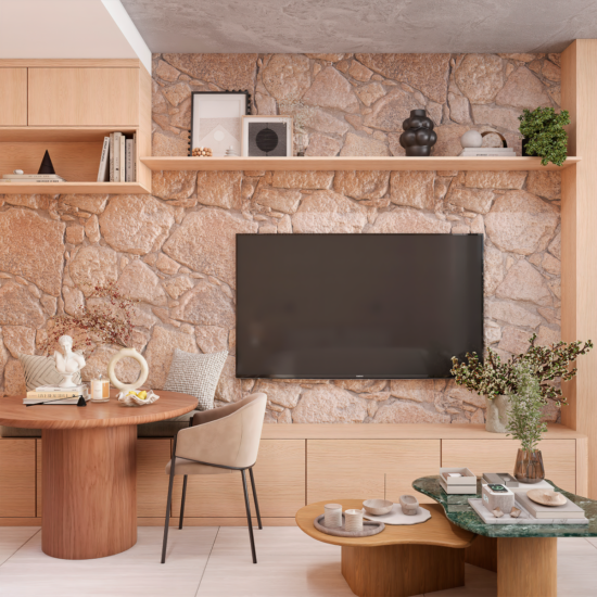 Projeto de interiores para studio na Faria Lima